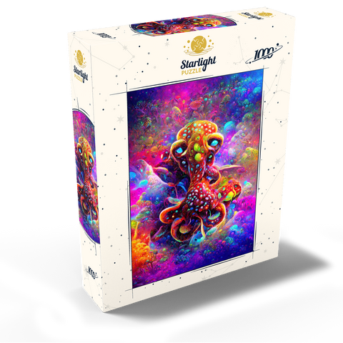 Colorful Bioluminescent Underwater World 1000 Jigsaw Puzzle box view2
