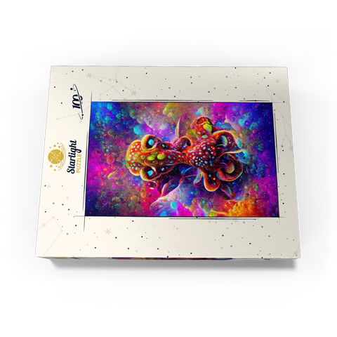 Colorful Bioluminescent Underwater World 100 Jigsaw Puzzle box view3