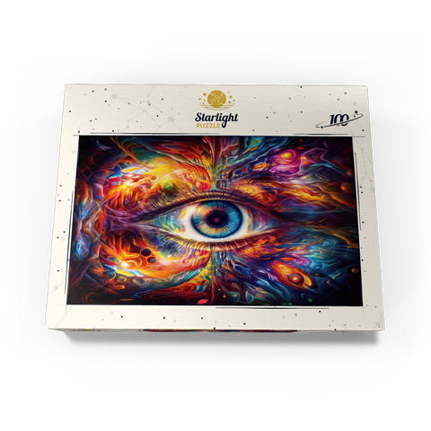 Psychedelic Eye 100 Jigsaw Puzzle box view3