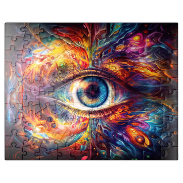 puzzleplate Psychedelic Eye 100 Jigsaw Puzzle