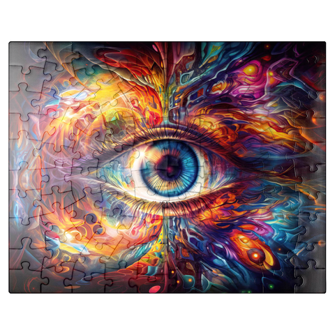 puzzleplate Psychedelic Eye 100 Jigsaw Puzzle