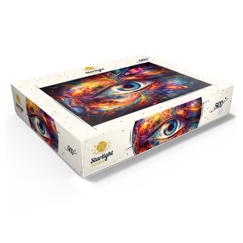 Psychedelic Eye 500 Jigsaw Puzzle box view1