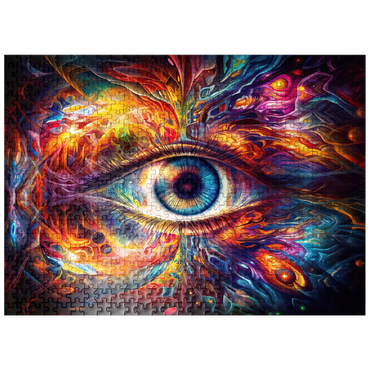 puzzleplate Psychedelic Eye 500 Jigsaw Puzzle