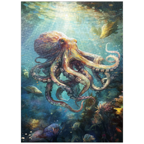 puzzleplate Majestic Octopus 1000 Jigsaw Puzzle