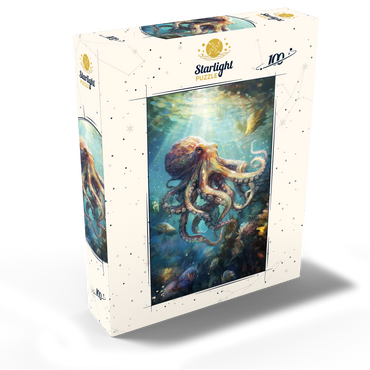Majestic Octopus 100 Jigsaw Puzzle box view2