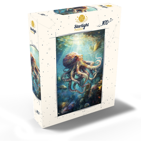 Majestic Octopus 100 Jigsaw Puzzle box view2
