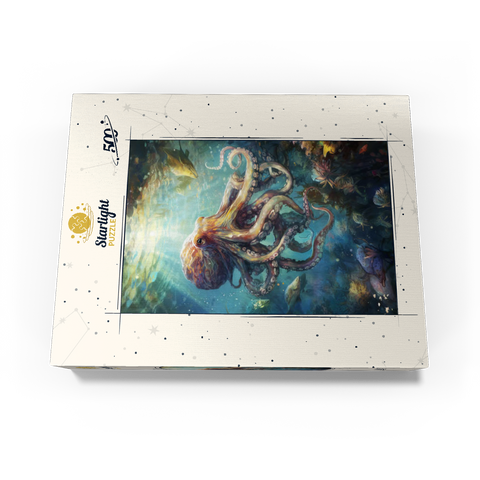 Majestic Octopus 500 Jigsaw Puzzle box view3