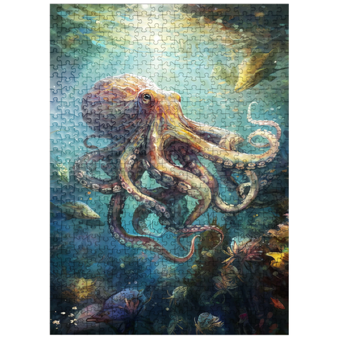 puzzleplate Majestic Octopus 500 Jigsaw Puzzle