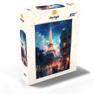 Eiffel Tower at Night - Dreamy Paris Cityscape 1000 Jigsaw Puzzle box view2