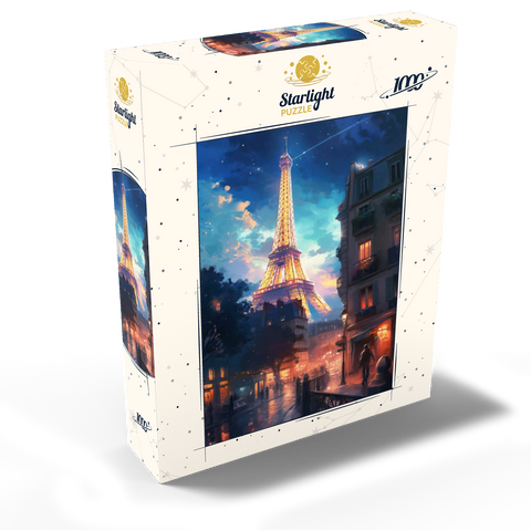 Eiffel Tower at Night - Dreamy Paris Cityscape 1000 Jigsaw Puzzle box view2