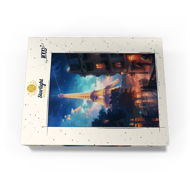 Eiffel Tower at Night - Dreamy Paris Cityscape 1000 Jigsaw Puzzle box view3