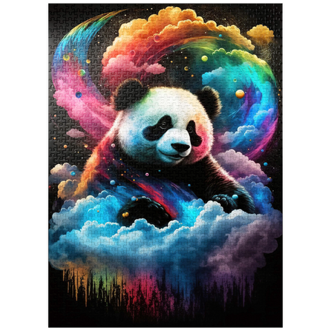 puzzleplate Cosmic Panda 1000 Jigsaw Puzzle