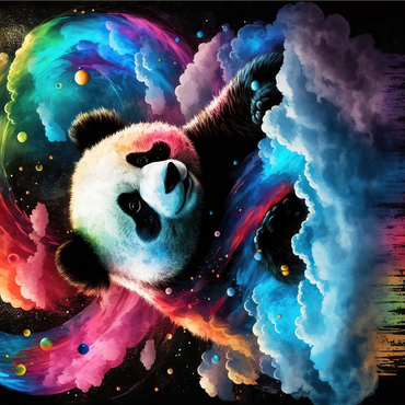 Cosmic Panda 1000 Jigsaw Puzzle 3D Modell