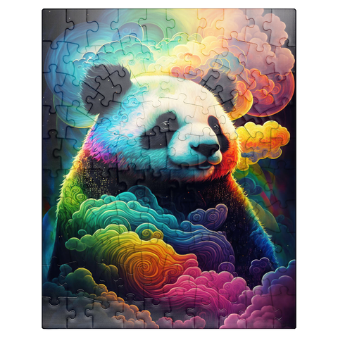 puzzleplate Dreamy Cosmic Panda 100 Jigsaw Puzzle