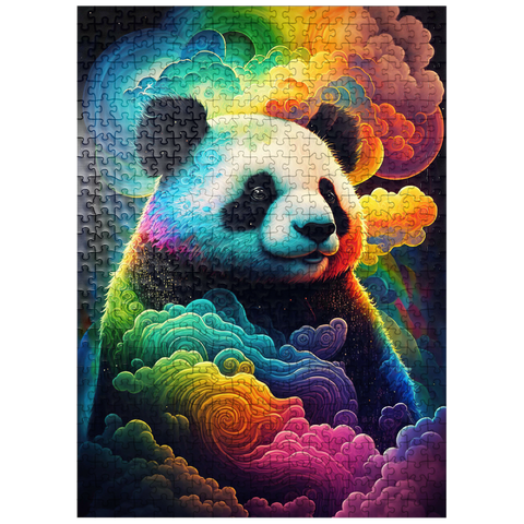 puzzleplate Dreamy Cosmic Panda 500 Jigsaw Puzzle