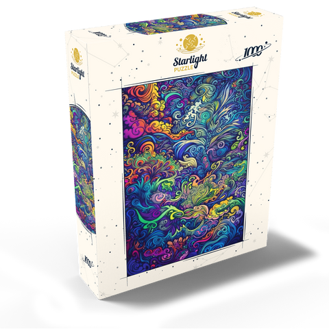 Psychedelic Swirls 1000 Jigsaw Puzzle box view2