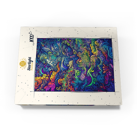 Psychedelic Swirls 1000 Jigsaw Puzzle box view3