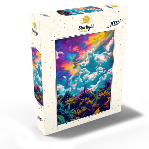 Psychedelic Sky Over Vibrant Foliage 1000 Jigsaw Puzzle box view2