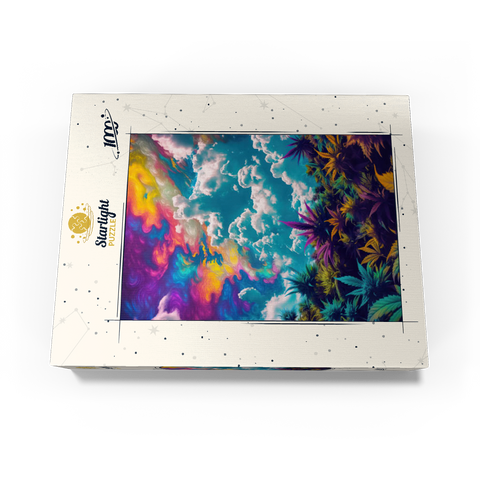 Psychedelic Sky Over Vibrant Foliage 1000 Jigsaw Puzzle box view3