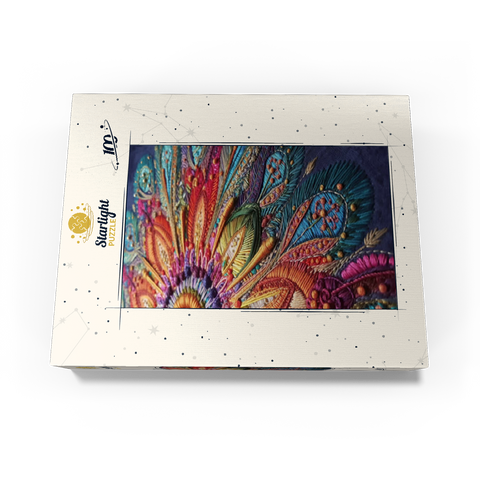 Intricate Embroidery 100 Jigsaw Puzzle box view3