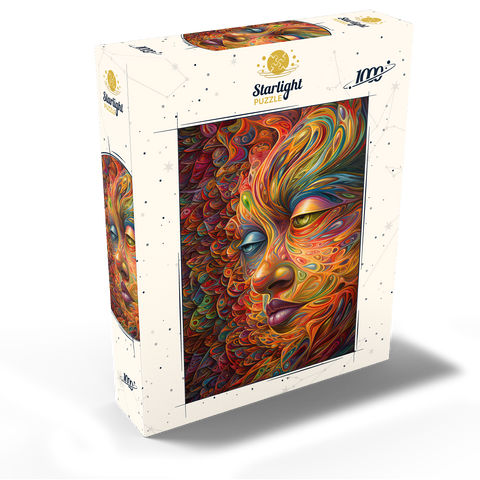 Psychedelic Portrait 1000 Jigsaw Puzzle box view2
