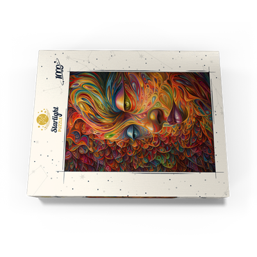 Psychedelic Portrait 1000 Jigsaw Puzzle box view3