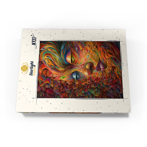 Psychedelic Portrait 1000 Jigsaw Puzzle box view3