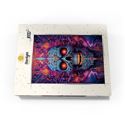 Cybernetic Skull 1000 Jigsaw Puzzle box view3
