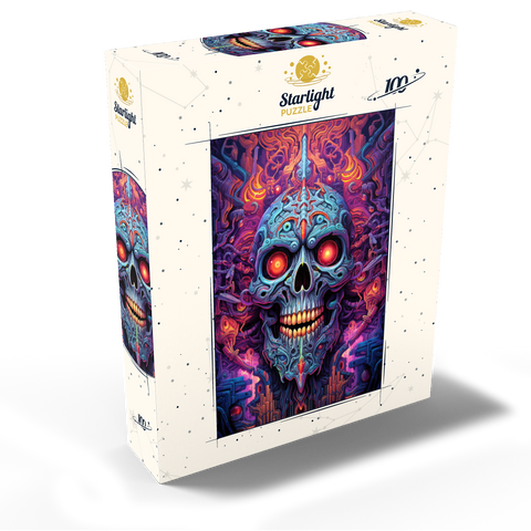 Cybernetic Skull 100 Jigsaw Puzzle box view2