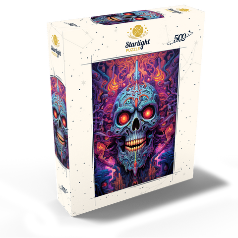 Cybernetic Skull 500 Jigsaw Puzzle box view2