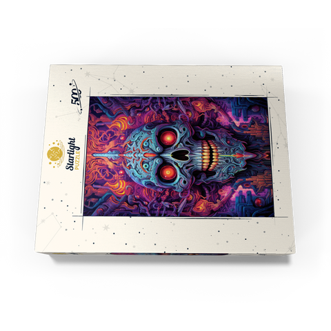 Cybernetic Skull 500 Jigsaw Puzzle box view3