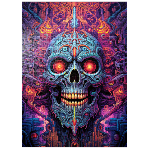 puzzleplate Cybernetic Skull 500 Jigsaw Puzzle