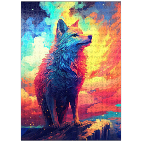 puzzleplate Ethereal Wolf 1000 Jigsaw Puzzle