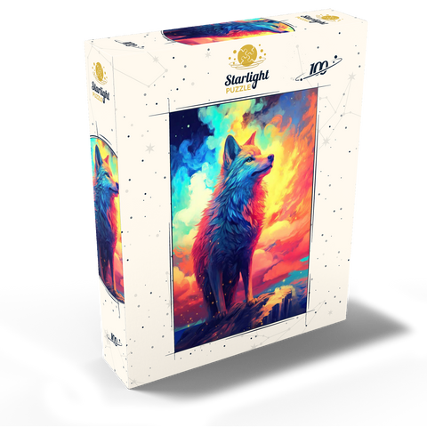 Ethereal Wolf 100 Jigsaw Puzzle box view2