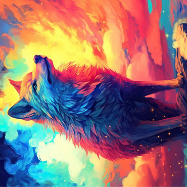 Ethereal Wolf 100 Jigsaw Puzzle 3D Modell