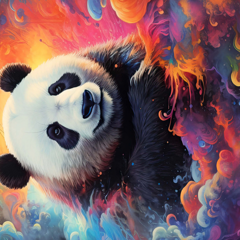 Celestial Panda 500 Jigsaw Puzzle 3D Modell