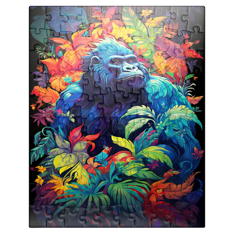 puzzleplate Majestic Gorilla 100 Jigsaw Puzzle
