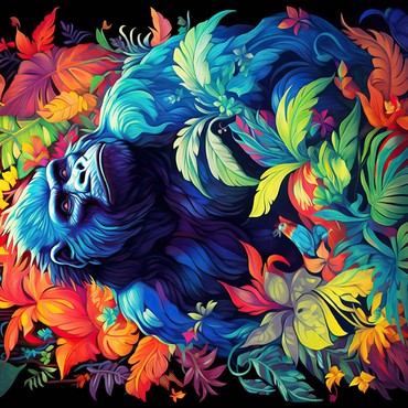 Majestic Gorilla 500 Jigsaw Puzzle 3D Modell