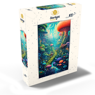 Enchanted Mushroom Forest 100 Jigsaw Puzzle box view2