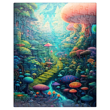 puzzleplate Enchanted Mushroom Forest 100 Jigsaw Puzzle