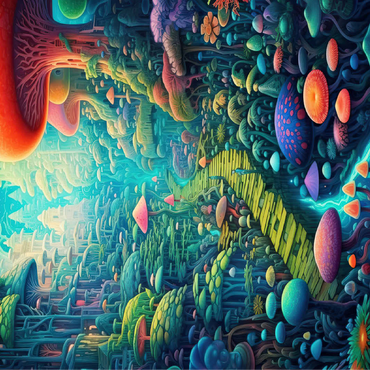 Enchanted Mushroom Forest 100 Jigsaw Puzzle 3D Modell