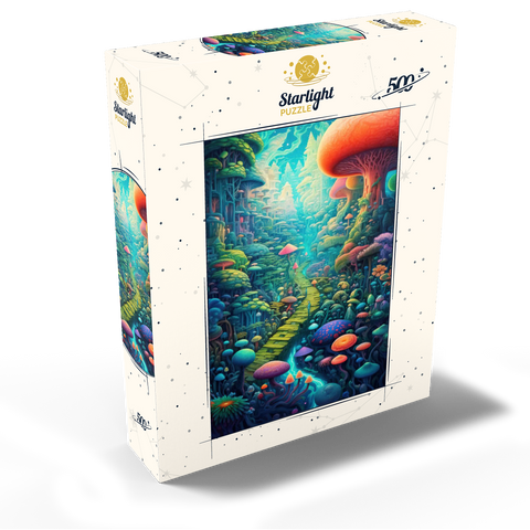 Enchanted Mushroom Forest 500 Jigsaw Puzzle box view2