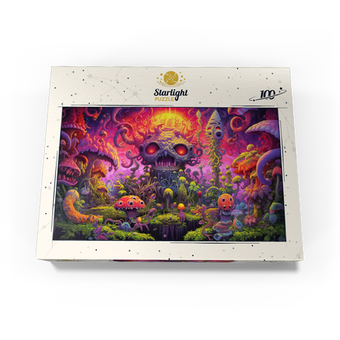 Surreal Fantasy Mushroom World 100 Jigsaw Puzzle box view3
