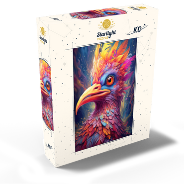 Majestic Fantasy Bird with Vivid Feathers 100 Jigsaw Puzzle box view2