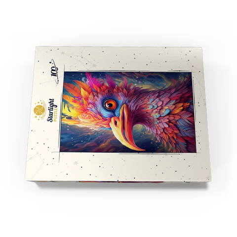 Majestic Fantasy Bird with Vivid Feathers 100 Jigsaw Puzzle box view3