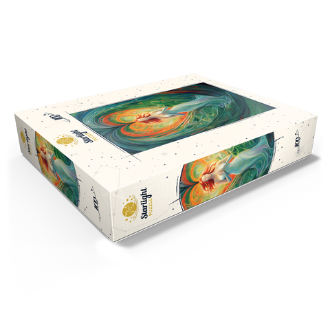 Ethereal Goddess of Love and Nature in Spiritual Art 100 Jigsaw Puzzle box view1