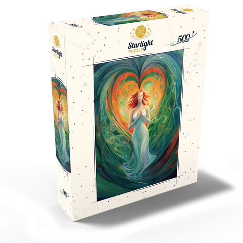 Ethereal Goddess of Love and Nature in Spiritual Art 500 Jigsaw Puzzle box view2