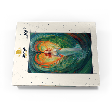 Ethereal Goddess of Love and Nature in Spiritual Art 500 Jigsaw Puzzle box view3
