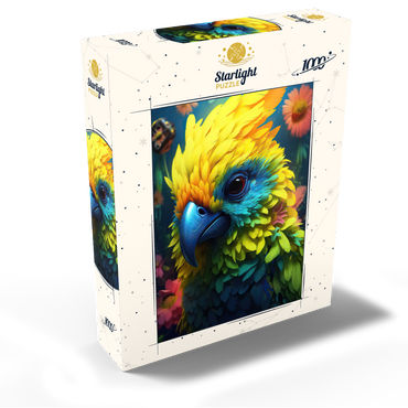 Vibrant Tropical Parrot with Lush Feather Details 1000 Jigsaw Puzzle box view2