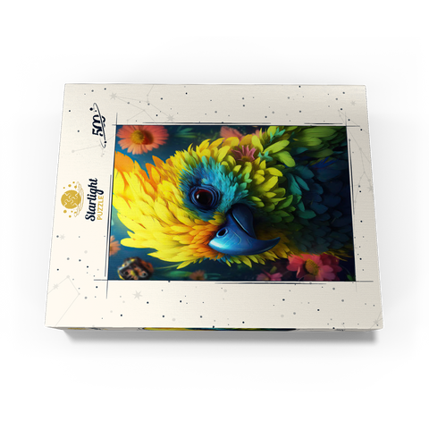 Vibrant Tropical Parrot with Lush Feather Details 500 Jigsaw Puzzle box view3